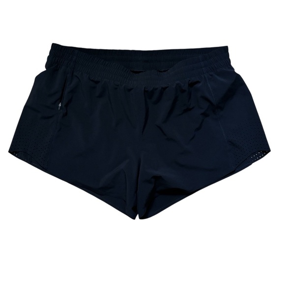 Athleta Hustle 4.5” Shorts Womens Extra Large XL Black Running Workout Exercise - Picture 2 of 7